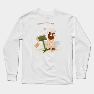 Practice Maintains Perfect Beethoven Conducting Music Long Sleeve T-Shirt